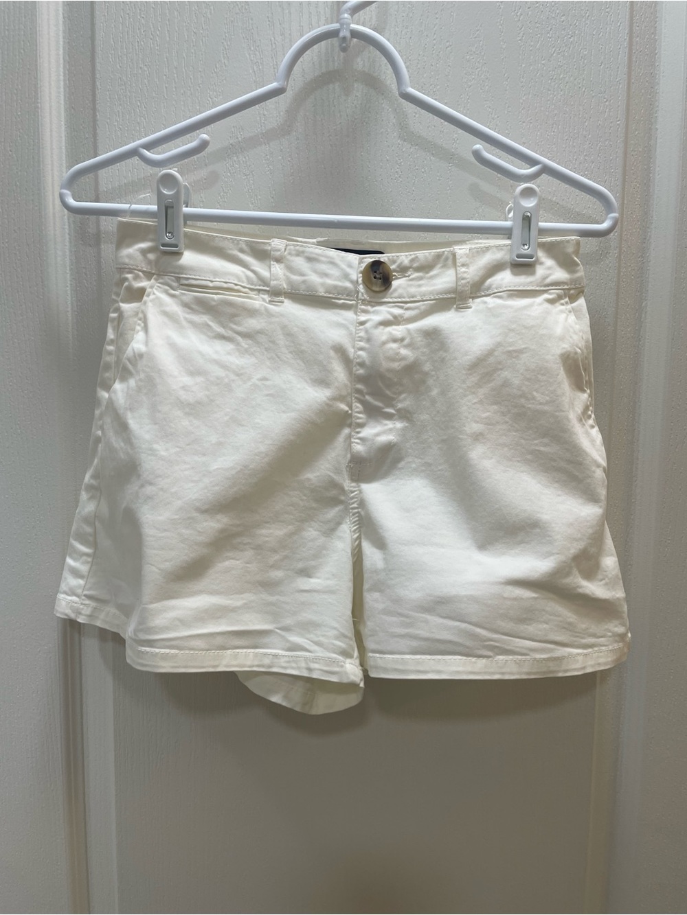 Zara Cream Women’s Cotton Bermuda Shorts